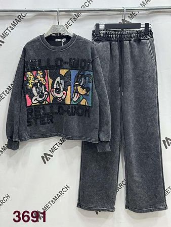 Костюм Спорт Met&March 3691 d.grey - делук