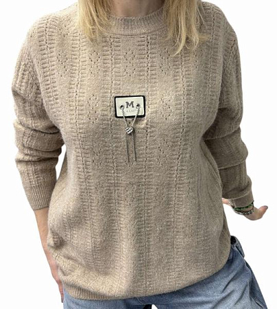 Свитер Elena&Vika 25416 beige - делук