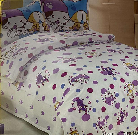 Постельное Белье Tac Le Vele Mays TL14 white - делук