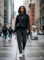 Свитер Newe 55-2 black - делук