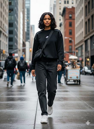 Свитер Newe 55-2 black - делук