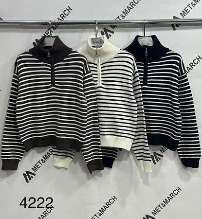 Свитер Met&March 4222 white - делук