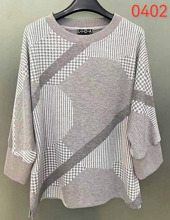 Свитер Lida 0402 l.grey - делук