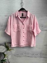 Рубашка New Season 8565 pink - делук