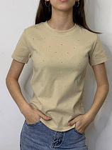 Футболка Kosta H293-1 l.beige - делук