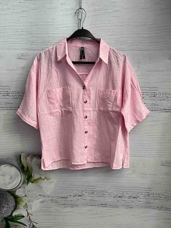 Рубашка New Season 8565 pink - делук