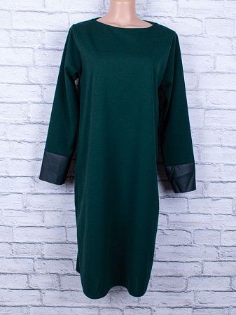 Платье П018 зеленый - делук