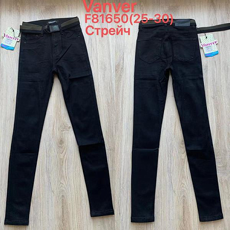Джинсы Vanver F81650 black - делук