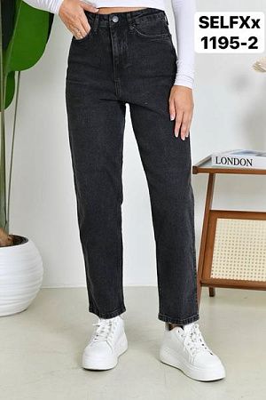 Джинсы Ruxa 1195-1 black - делук