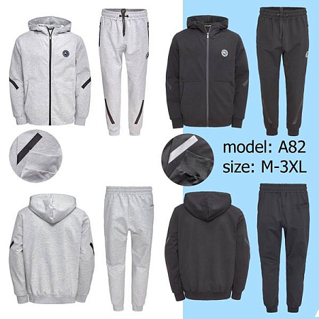 Костюм Спорт Tran A82 black - делук