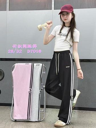 Штаны Спорт Фунтик D701 black - делук