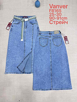 Юбка Vanver F8165 l.blue - делук