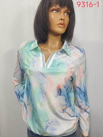 Свитер Lida 9316-1 l.blue - делук