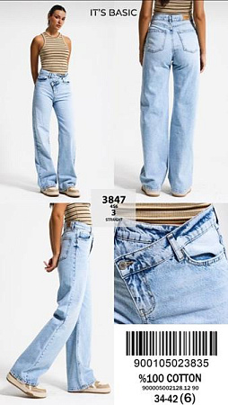 Джинсы Jeans Style 3847-4S6-3 l.blue - делук