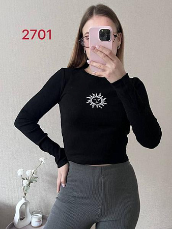 Свитер Fsn 2701 black - делук