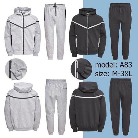 Костюм Спорт Ale-Ate A83 black - делук