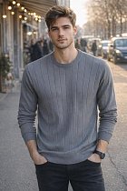 Свитер Moranny 25198 grey - делук