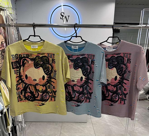 Футболка Saint Wish 02150 mix - делук