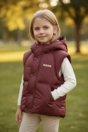 Жилетка Delfinka 3319 brown - делук