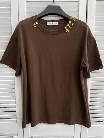 Футболка Karon 6602 brown - делук