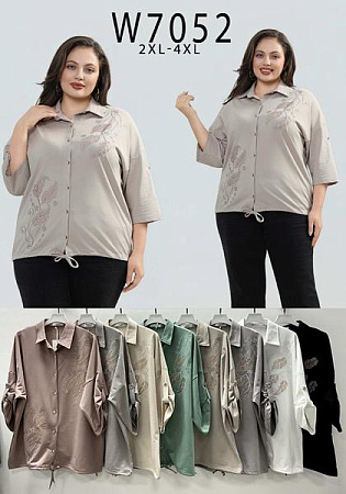 Рубашка Estima W7052 mix - делук