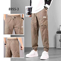 Джинсы God Baron 8955-3 brown - делук