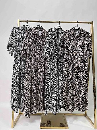 Платье Liart 846 black-beige - делук