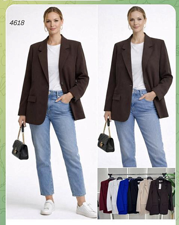 Пиджак Nefertiti 4618 brown - делук