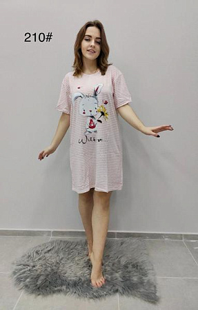 Ночнушка Anion 210 pink - делук