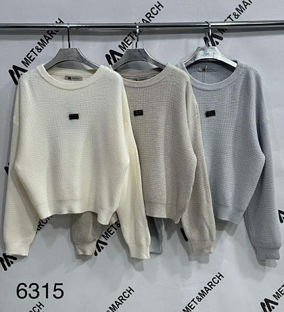 Свитер Met&March 6315 beige - делук