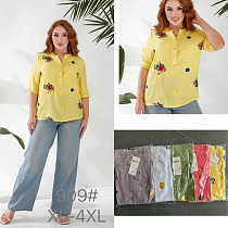 Блузка Jjf 909 green - делук