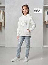 Худи Фунтик 6621 white - делук