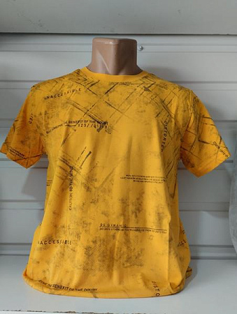 Футболка Panda 1702 yellow - делук