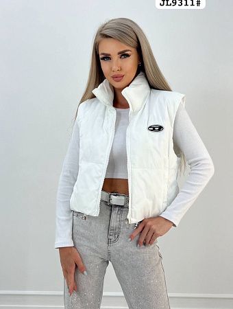 Жилетка Shipi JL9311 white - делук