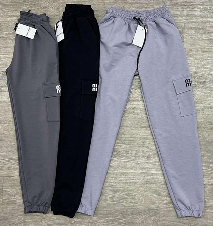 Штаны Спорт Mmz 294-3 grey - делук