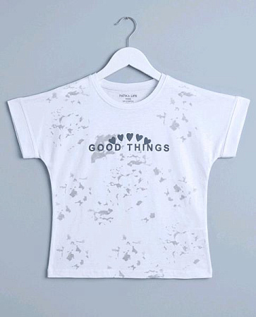 Футболка Dino DN412 white - делук