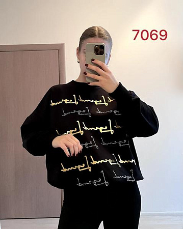 Свитер Fsn 7069 black - делук