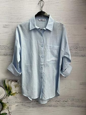 Рубашка New Season 8619 l.blue - делук