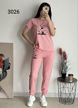 Костюм Спорт Fsn 3026 pink - делук