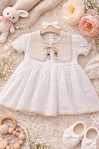 Платье Major Kids 2128 milk - делук
