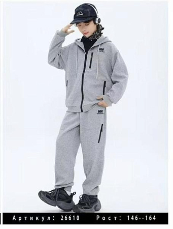 Костюм Спорт Delfinka 26610 grey - делук