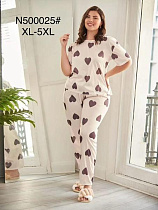 Пижама Brilliant B500025 beige - делук