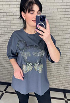 Футболка Levisha 250102 grey - делук