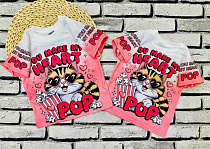 Футболка Dino DN468 pink - делук