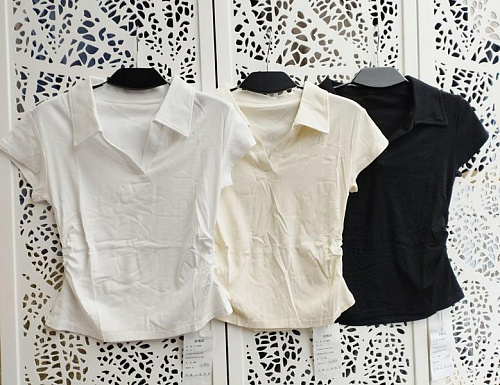 Футболка Lora LR1219 black - делук