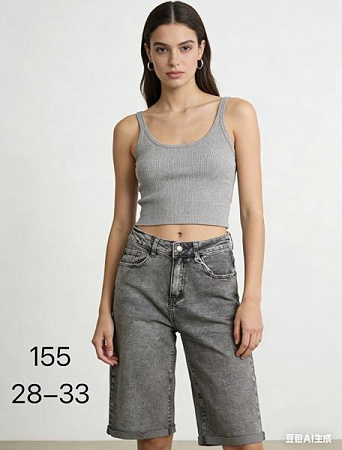 Шорты Newjeans 155 grey - делук