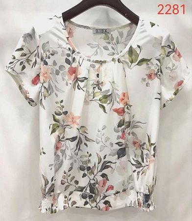 Футболка Lida 2281 white - делук