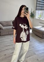 Футболка S.Style 72-1 brown - делук