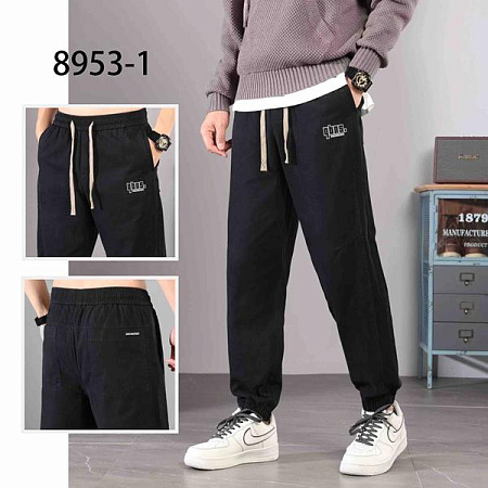 Штаны Спорт Baron Jeans 8953-1 black - делук