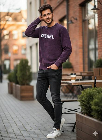 Свитер Moranny MR664 purple - делук